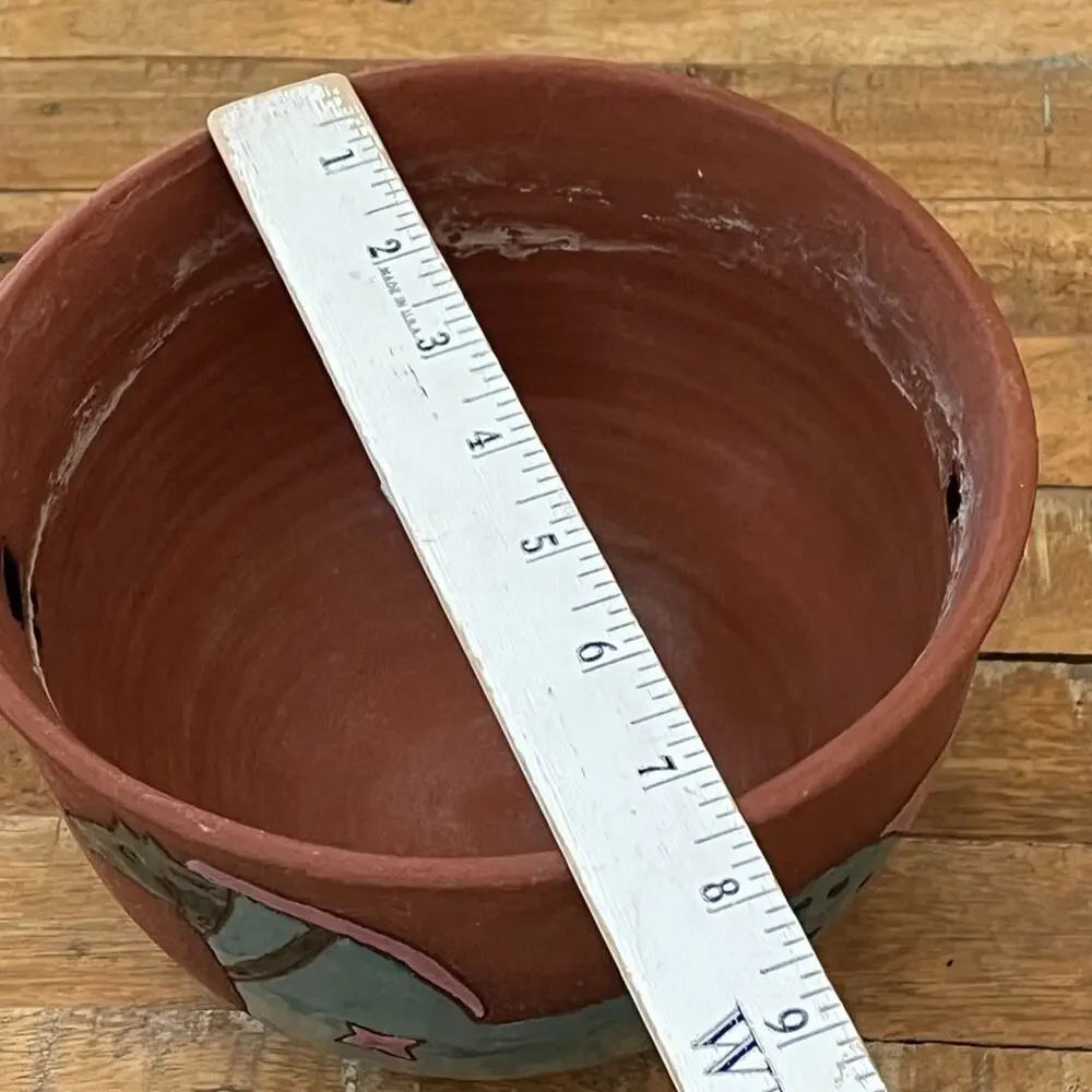 Vtg Glen Lafontaine Art Pottery Pot Planter 5